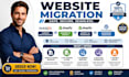 migrate to shopify to wordpress migration website domain site migration expert