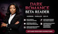 beta read dark romance, horror, thriller and sci fi novels