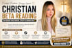 be your christian book beta reader, christian devotional, spiritual guide
