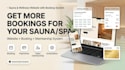 design sauna wellness website with booking funnel membership, lead system setup