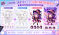 draw cute chibi character illustrations