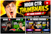 create mrbeast style youtube thumbnails for viral growth