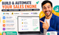 setup clay com, apollo io sequences, hubspot crm workflows, and automation