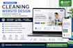 cleaning website wordpress design direct booking landing page seo backlinks