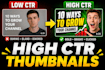 design catchy youtube thumbnails