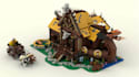 do custom 3d lego house construction building architecture bricks galatus art