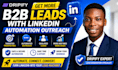 generate b2b leads with dripify linkedin automation outreach