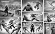 draw manga comic pages storyboard webtoon panels anime manga manhwa illustration