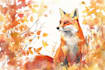 do a watercolor illustration