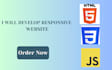 develop responsive website ,