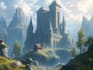create fantasy environment concept art