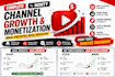 create complete youtube channel monetization promotion