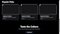 develop a custom react web application with modern UI design