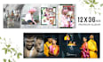 do professional and unique wedding album designs