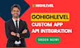 gohighlevel custom app development ghl api integration ghl marketplace apps