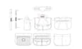 design realistic bags, handbags, tote bags with tech pack and technical drawing