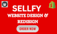 create a professional sellfy store for digital product