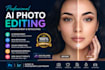do professional ai image editing, enhancement and retouching