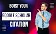 increase backdate google scholar citation write and publish reseach article
