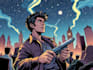 comic book illustration, comic graphic novel, comic strip