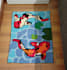 create handmade carpet in punch needle