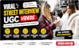 create ugc spokesperson street interview video for social medial ads and brands