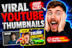 design professional and clickable youtube thumbnails
