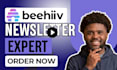 setup beehiiv newsletter, landing page, email automation, beehiiv website
