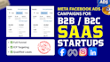 setup and manage meta facebook ads for b2b saas startup lead generation