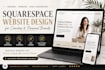 squarespace website, squarespace designer, coach website, personal brand website