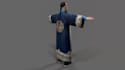 make 3d cinematic character model,3d scanned character,ue5 figurine render,daz3d