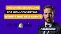 redesign wix website design shopify store squarespace godaddy website design