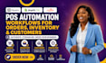 set up pos automation workflows for orders inventory and customers