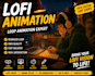 create lofi loop animation video music videos for streamers animated images, gif