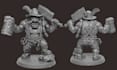 sculpt 3d warhammer character model 3d miniature tabletop action figurine dnd