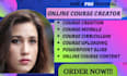 course presentation, course content, course creation, elearning course, online