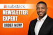 setup substack account manage substack newsletter substack post substack podcast
