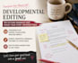 provide developmental, line and copy edit for your manuscript