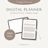 create printable and editable canva planners, journals and digital templates