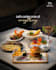 design restaurant and food social media posts