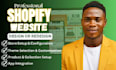 build shopify store design and redesign shopify website for ecommerce