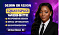 squarespace website design squarespace website redesign squarespace landing page