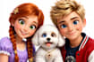 create 3d pixar  style cartoon character,avatar and ai art