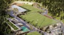 reconstruction training center, urban recreation planning, soccer fields complex
