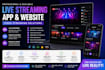 develop live streaming app live streaming website video streaming app website