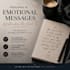 write a personal and emotional message that truly touches