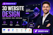 interactive 3d website spline scroll animation  storytelling website landingpage