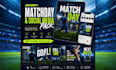design professional sports posters and matchday graphics