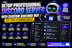 setup professional discord server with custom discord bot discord developer