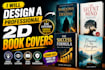 design a professional 2d book covers